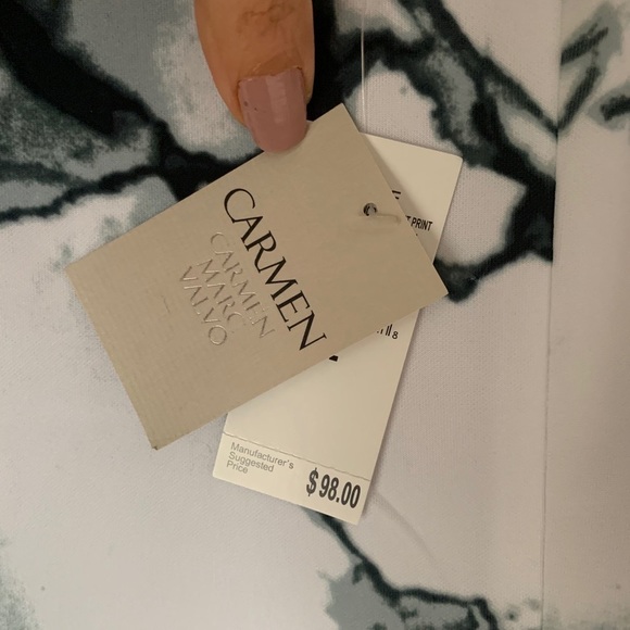 Dress white and gray mini - Picture 3 of 4